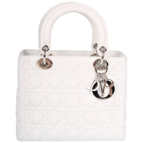 lady dior bag white